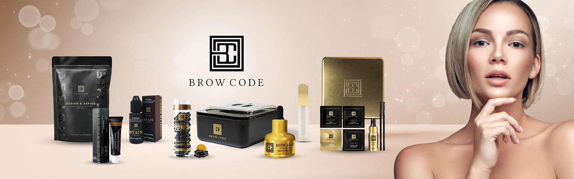 Brow Code product selection image by Beauty Warehouse
