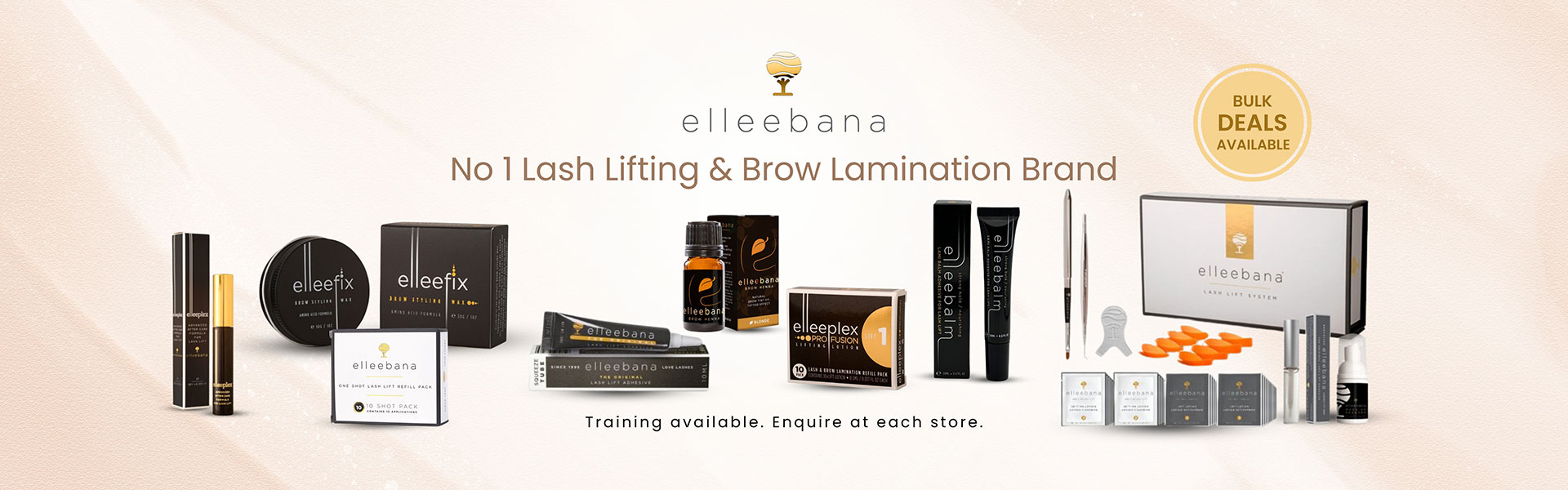 Ellebana No 1 Lash Lifting & Brow Lamination Brand image by Beauty Warehouse