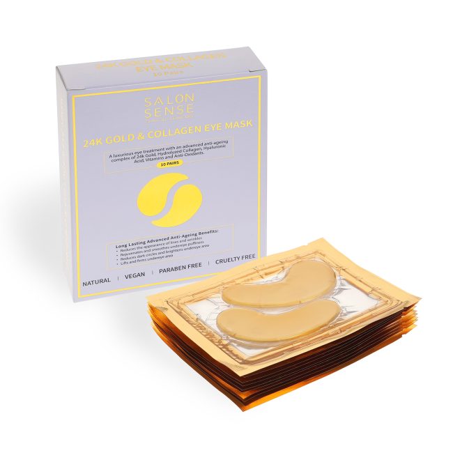 Collagen Eye Mask - SalonSense 24K Gold & Collagen Eye Mask - Hydrogel Eye Mask - Wholesale Salon & Beauty Supplies - Beauty Warehouse