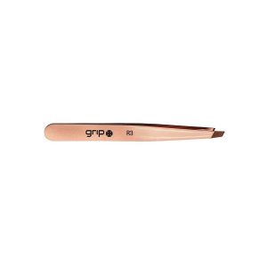 Tweezer Grip Rose Gold Claw Slanted